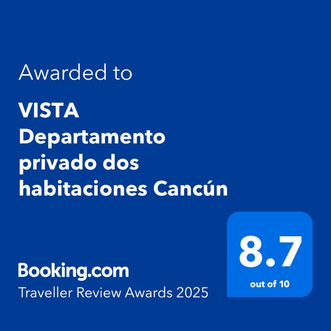 Vista Departamento Privado Dos Habitaciones Cancún Kültér fotó